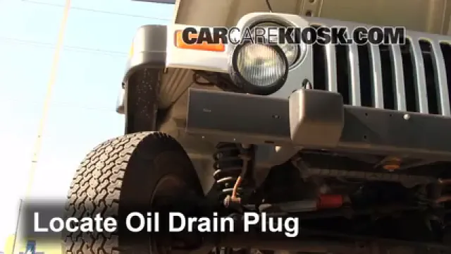 2004 Jeep Wrangler Rubicon 4.0L 6 Cyl. Oil Change Oil and Oil Filter
